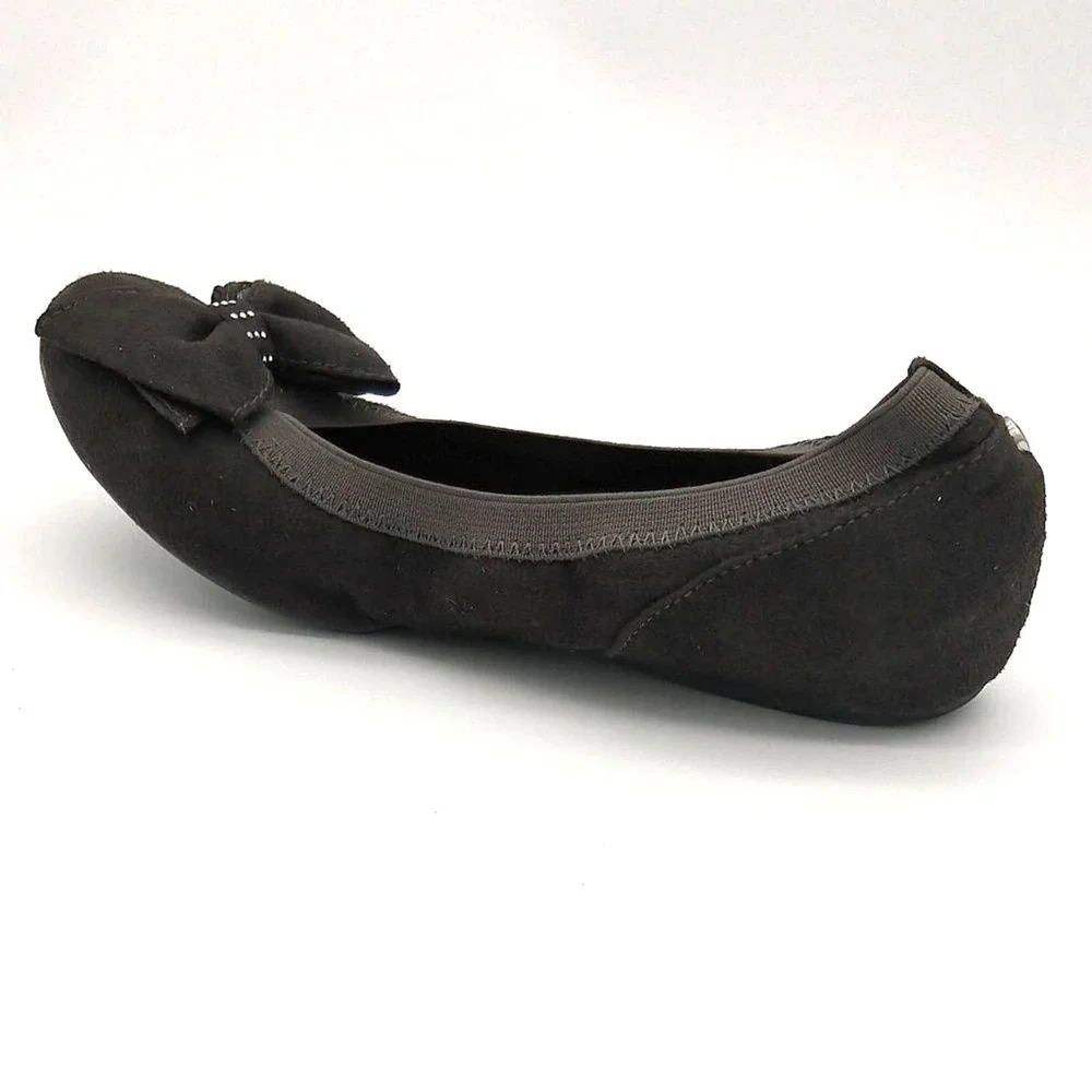 MICHAEL Michael Kors Gray Flats with Bow Women's 6micMichael Kors - Picture 6 of 8